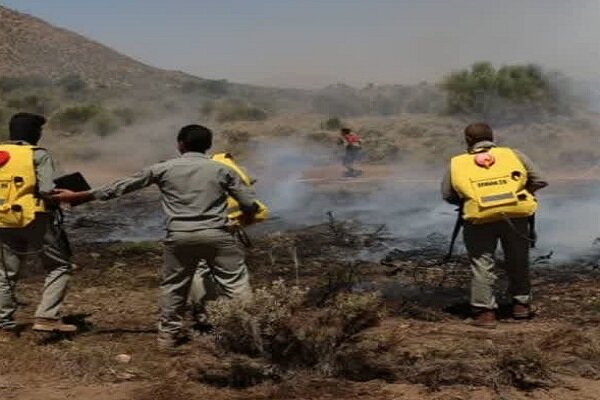 آتش‌سوزی عرصه‌های یزد را تهدید می‌کند/گرما طبیعت را آسیب‌پذیر کرد