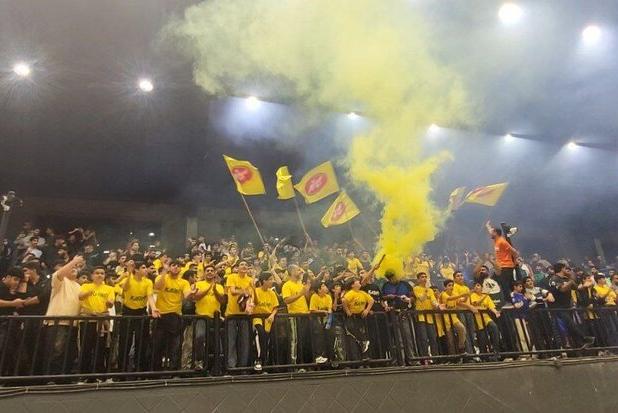 تصاویری از بازی تیم بسکتبال کاله و پترونوین