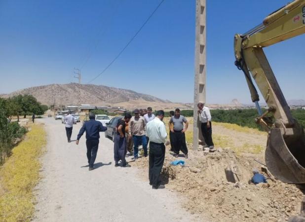 رفع کامل مشکل کمبود آب روستای مهدی‌آباد ایلام
