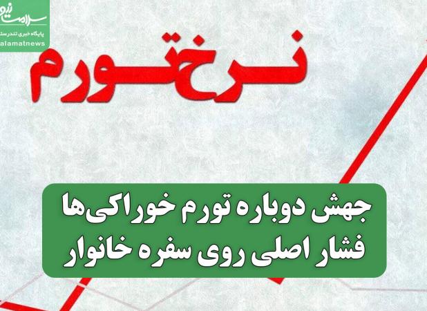 جهش دوباره تورم خوراکی‌ها؛ فشار اصلی روی سفره خانوار