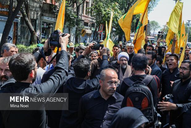 تجمع مردم تبریز در محکومیت اقدام تروریستی رژیم صهیونیستی