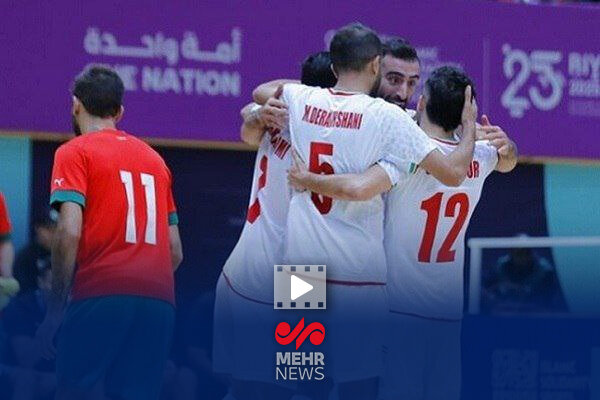 خلاصه فوتسال ایران ۵ - ۰ مراکش؛ قهرمانی شاگردان شمسایی در ریاض