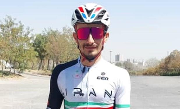 رکابزن ایران با دوچرخه جدید در بازی های آسیایی + عکس