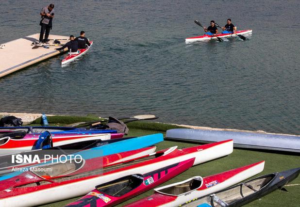 برگزاری اردوی تیم ملی روئینگ در سد گلابر ایجرود