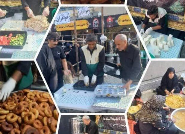 برپایی موکب خادمیاران شهرستان دشتی در مشهد مقدس