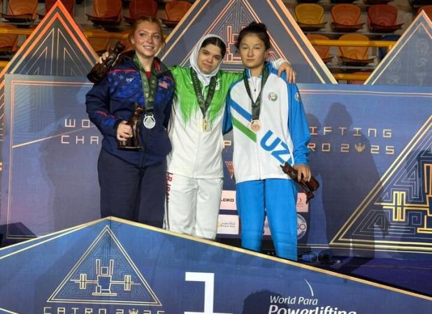 تاریخ سازی دختر پاراوزنه برداری ایران با قهرمانی در جهان