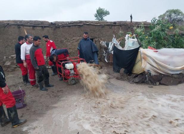 امدادرسانی به حادثه‌دیدگان سیل در ۶ شهرستان خراسان شمالی
