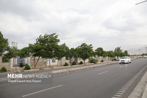 طوفان و کولاک در استان سمنان؛ کاهش دید در محورهای موصلاتی