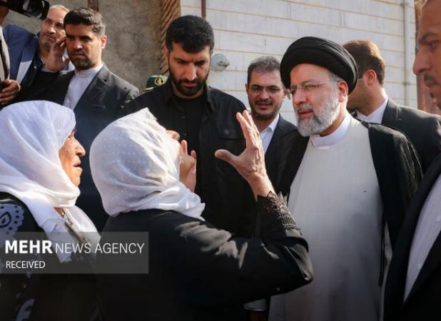 گلباران سروآباد در سالگرد سفر شهید جمهور؛ روایتی از خدمات رئیسی