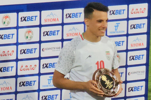 جسین زاده بهترین بازیکن دیدار ایران با هند شد