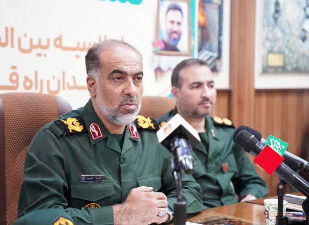 سردار علی پور:اجلاسیه بین‌المللی شهیدان راه قدس در شیراز برگزار می‌شود