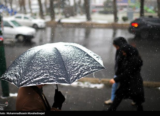 هواشناسی ایران۱۴۰۳/۱۱/۲؛بارش برف و باران در ۱۱ استان