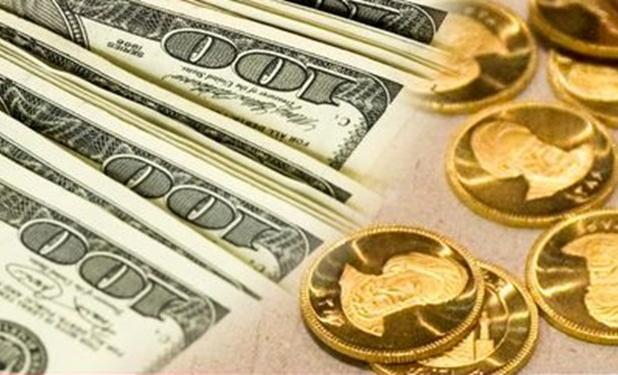 کاهش قیمت سکه و دلار در بازار معالامات امروز