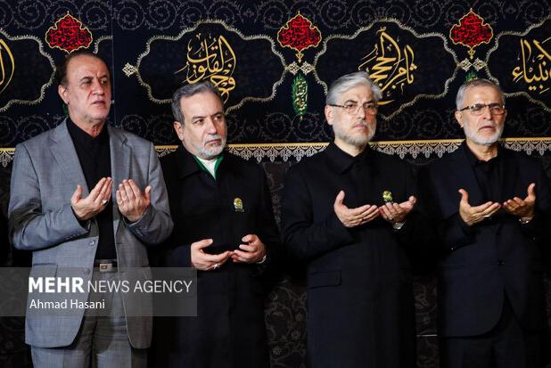 حضور عراقچی در مراسم خطبه خوانی شب شهادت امام رضا (ع)