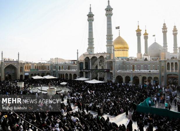 روزانه بیش از ۴ هزار نفر در حرم بانوی کرامت پذیرایی می‌شوند