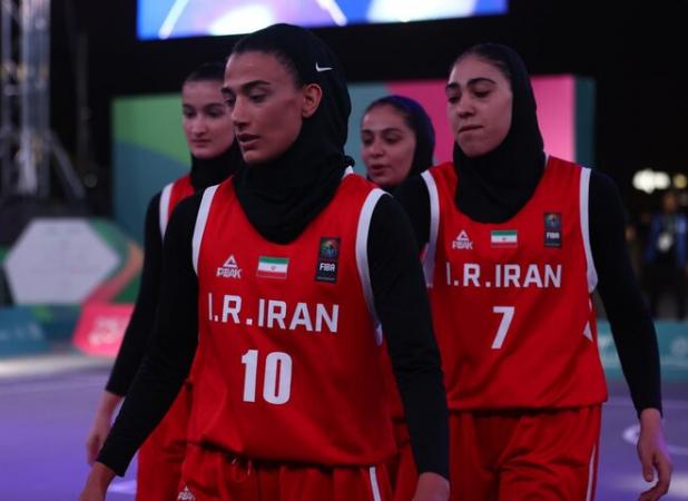 بسکتبال سه نفره زنان ایران به مدال نرسید