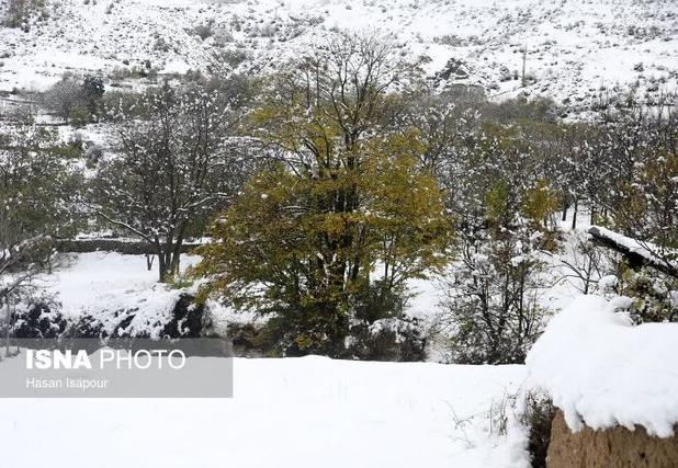 برودت هوا مدارس برخی شهرها و روستاهای سمنان‌ را غیرحضوری کرد