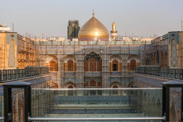 اتمام چند ریز پروژه صحن حضرت زهرا(س) در ایام کرونا