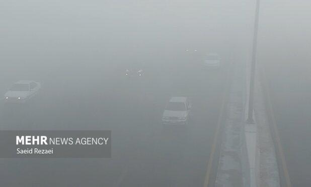 مه غلیظ صبحگاهی در بوشهر