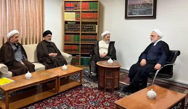 رئیس قوه قضائیه با آیت‌الله‌ سبحانی دیدار کرد