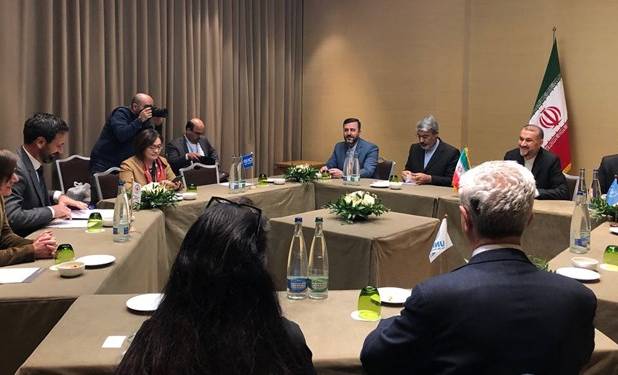 دیدار روسای سازمان‌های بین‌المللی بشردوستانه مستقر در ژنو با امیرعبداللهیان