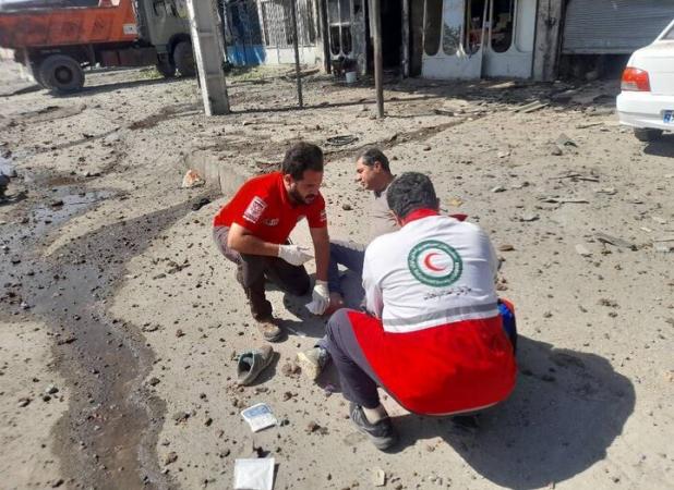 مصدومیت ۹ امدادگر در حملات اسرائیل