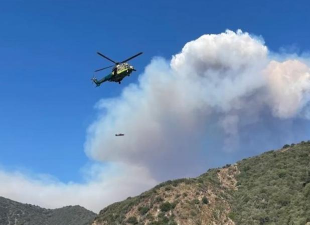 دستور تخلیه کوه‌های شمال لس‌آنجلس بر اثر آتش سوزی