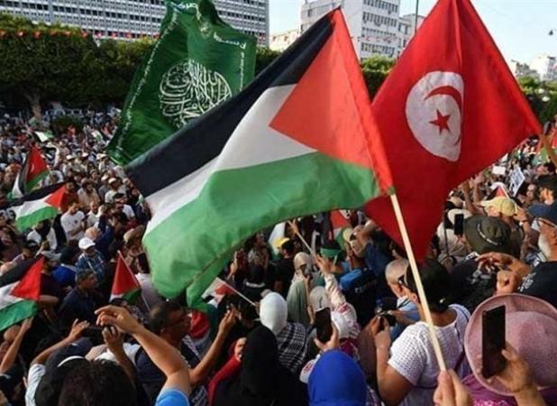 اعتصاب غذایی اعضای یک حزب تونسی در همبستگی با غزه