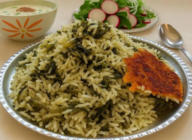 والک پلو شمرونی؛ غذایی سالم برای روزهای تابستان