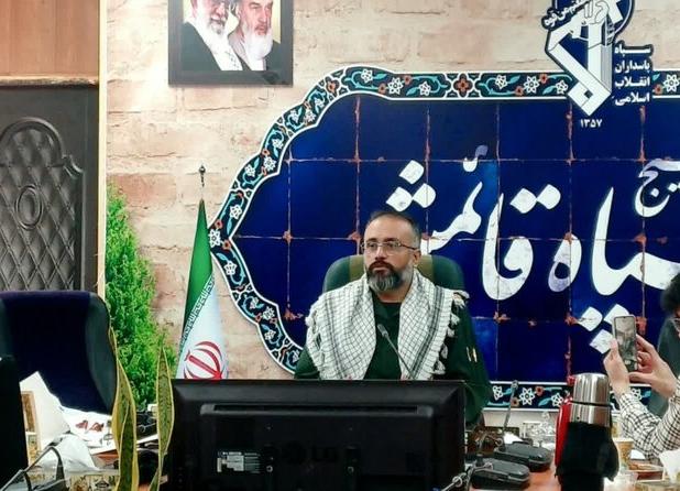 فرمانده سپاه قائم‌شهر: دشمن با جنگ روانی و اقتصادی به دنبال سقوط حکومت است
