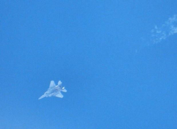 جولان جنگنده های اسرائیلی در آسمان دمشق و جنوب سوریه