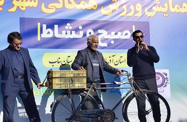 سهرابی: قدمت دوچرخه‌سواری‌ در شهر بناب بالای ۵۰ سال است