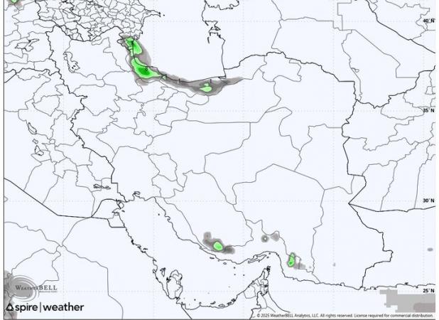 پیش‌بینی هواشناسی امروز ۶ شهریور؛ بارش رگباری باران در ۵ استان کشور