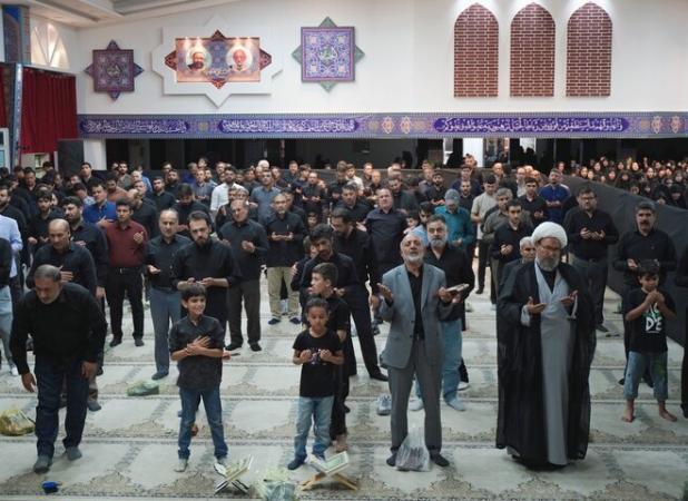 عزاداری شب هفتم محرم در حسینیه ثارالله یاسوج