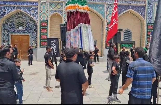 عزاداری مردم جوپار در عاشورای حسینی