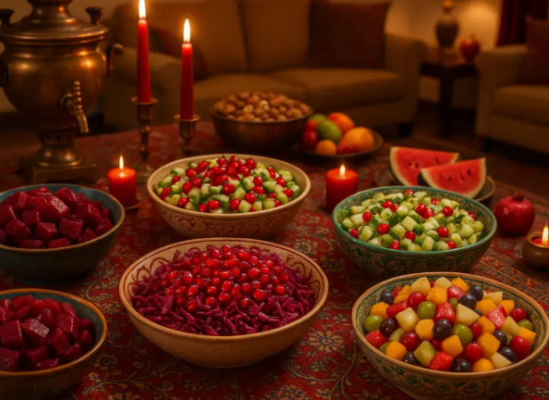 طرز تهیه ۵ سالاد شیک و مجلسی برای شب یلدا