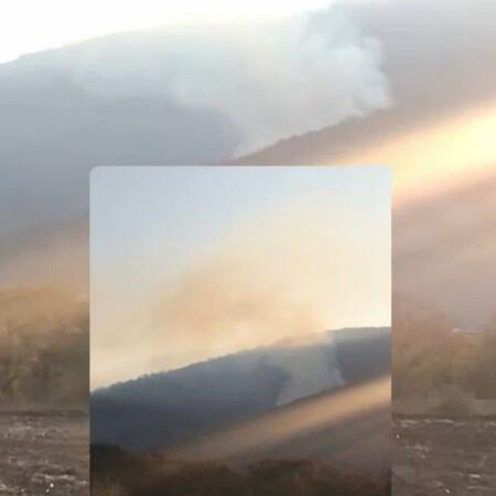 وقوع حریق در گونیکی کلاله/ حضور فوری نیروهای یگان حفاظت در محل حادثه