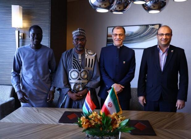 امضای تفاهم نامه همکاری با کمیته المپیک گامبیا