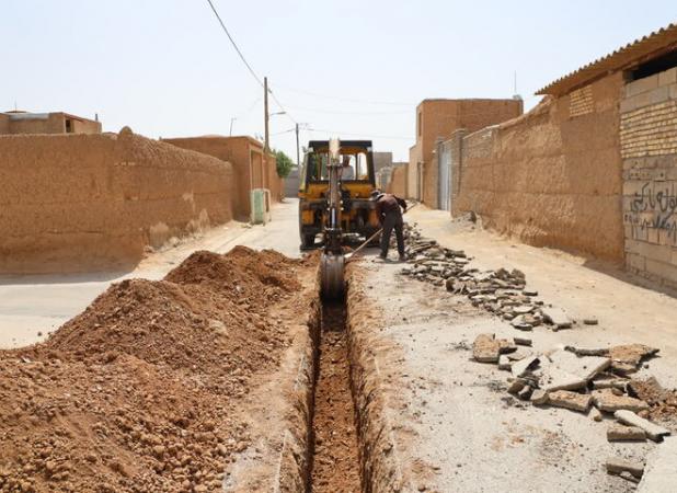 ۲۰ کیلومتر از شبکه فرسوده آبرسانی مبارکه در حال بازسازی است