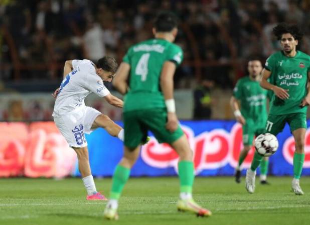 پیروزی استقلال برابر شمس آذر در نیمه اول/ خوش شانسی برای آبی‌پوشان