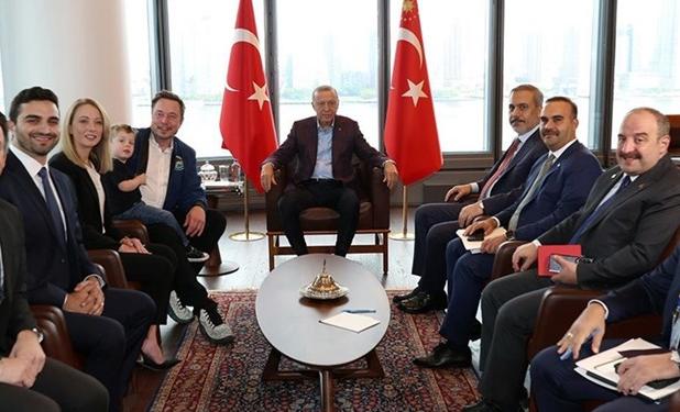 دیدار ایلان ماسک با اردوغان در نیویورک + فیلم