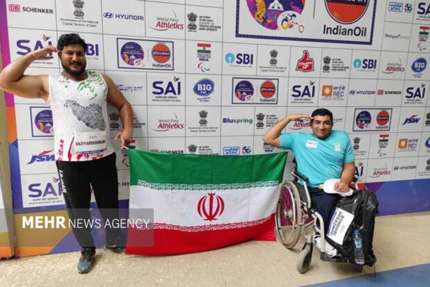 مدال طلای بازیار و برنز بندری در پارادوومیدانی قهرمانی جهان