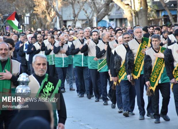 کاروان غم در اراک به حرکت در می‌آید