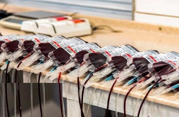 استقرار تیم سیار خون‌گیری انتقال خون در کنگاور