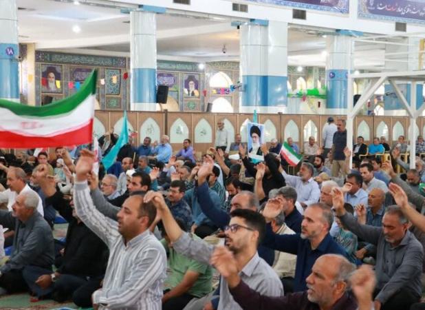 خروش مردم کرمان در محکومیت جنایت رژیم صهیونیستی