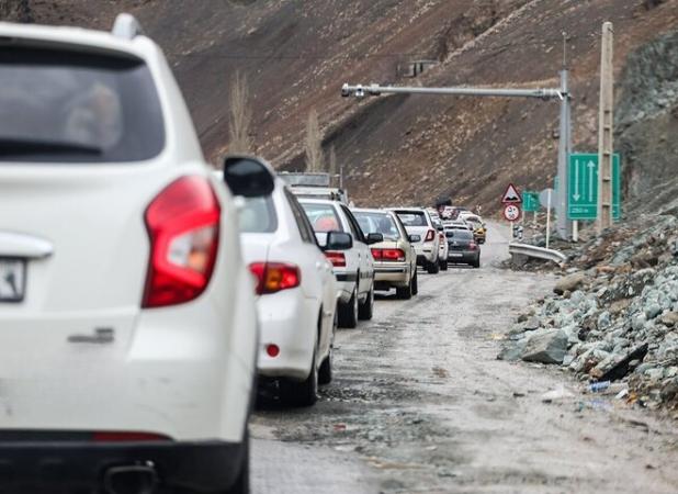 ترافیک در آزادراه تهران_شمال سنگین است
