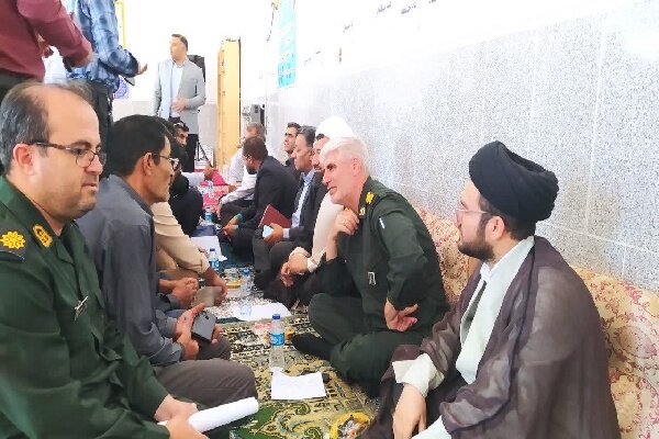 رزمایش جهادگران فاطمی در روستای اکبرآباد کهگیلویه