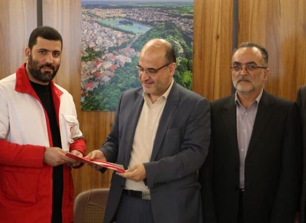 سرپرست جدید جمعیت هلال احمر لاهیجان معرفی شد