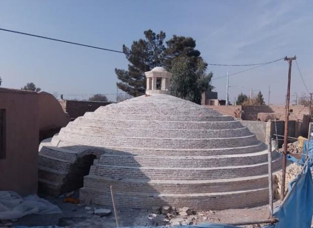 آب‌انبار بزرگ شهر کهن‌آباد آرادان مرمت شد