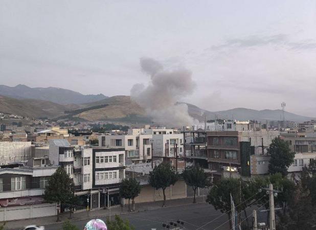 اولین تصاویر از حملات اسرائیل به پیرانشهر